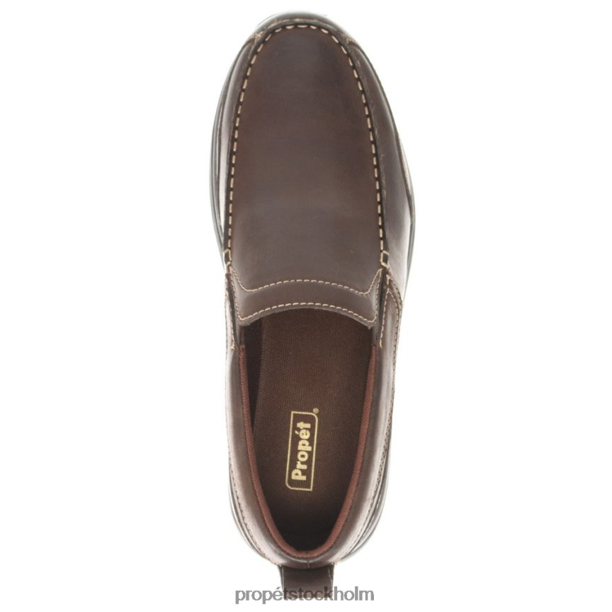 mysigt män Propet 86NJ0H48 preston kaffe/svart/marinblå