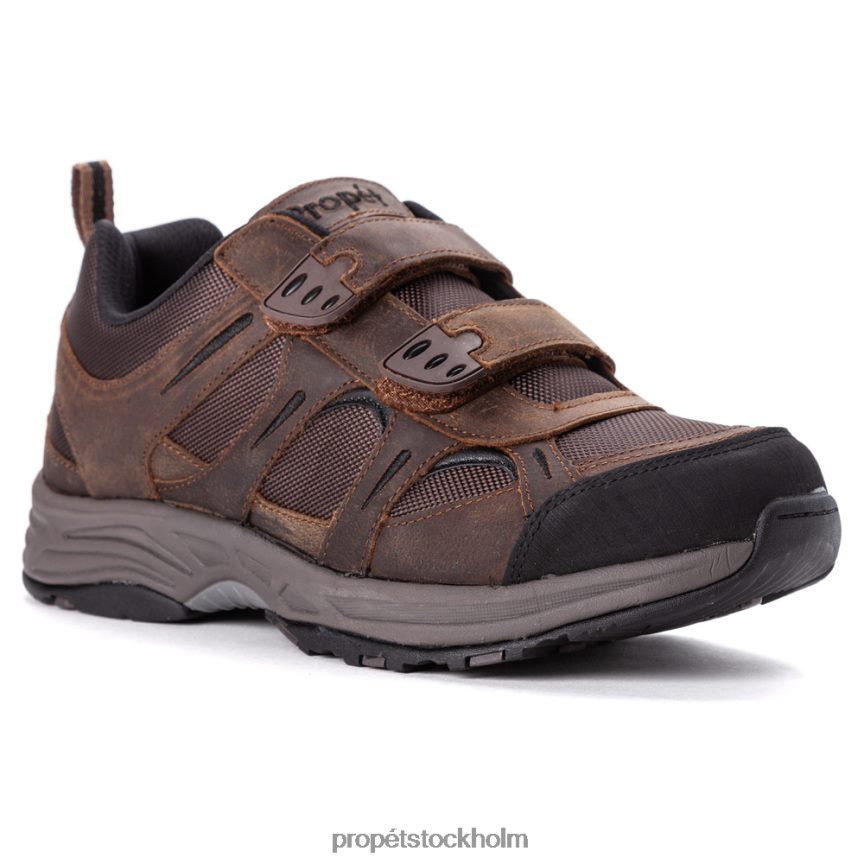 mysigt män Propet 86NJ0H51 connelly rem helt svart/brun/vapenrök orange