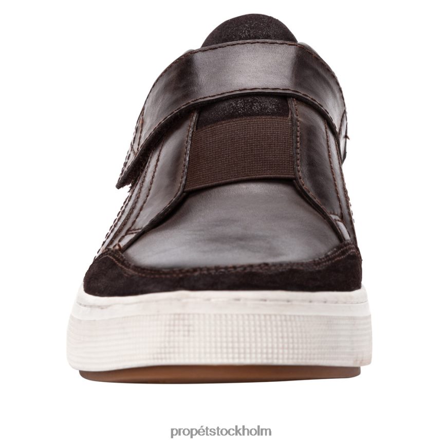 mysigt män Propet 86NJ0H58 kade svart/choklad