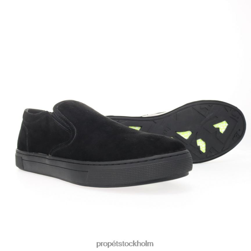 mysigt män Propet 86NJ0H61 slaf svart/kamel/scoutgrön