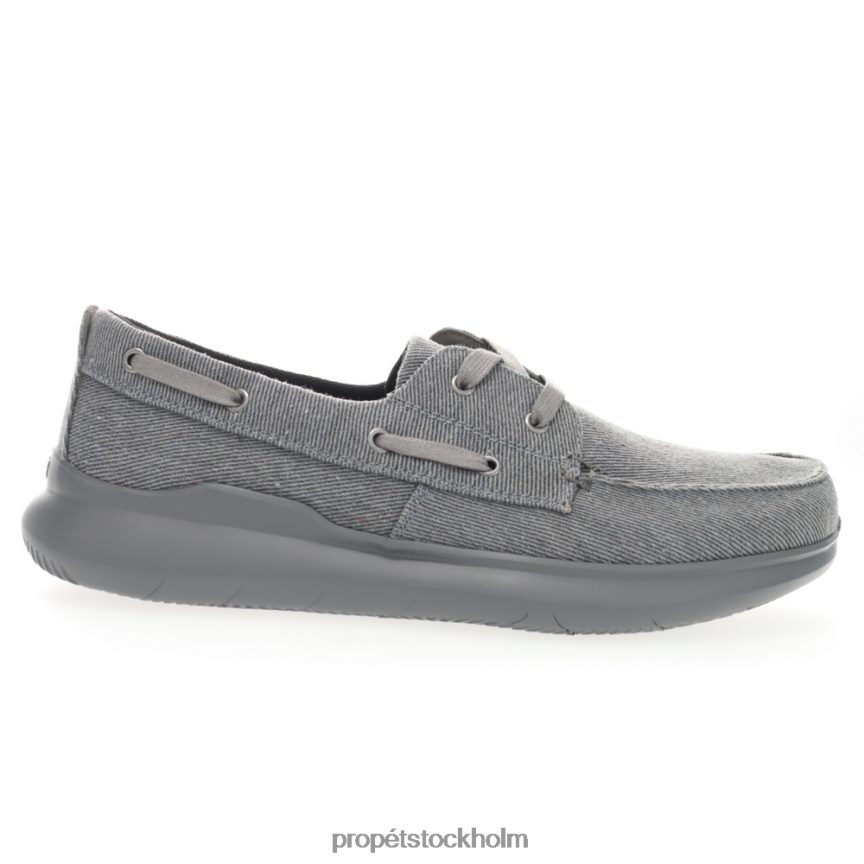 mysigt män Propet 86NJ0H68 viasol spets svart/grå/brun