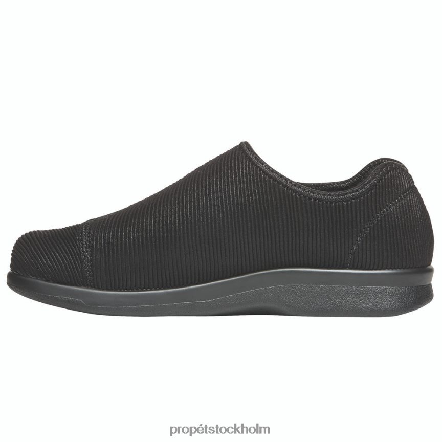 smart män Propet 86NJ0H78 kudde n fot svart/svart manchester/marin manchester/skiffer manchester