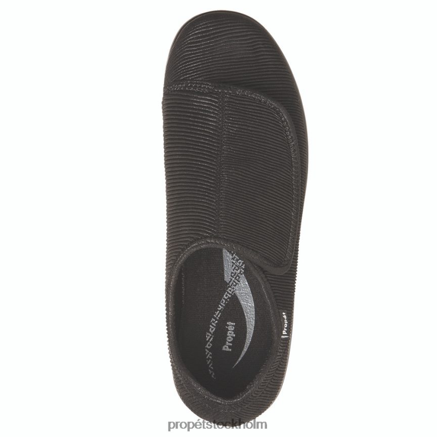 smart män Propet 86NJ0H78 kudde n fot svart/svart manchester/marin manchester/skiffer manchester