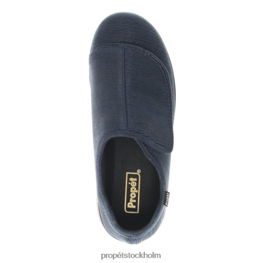 smart män Propet 86NJ0H78 kudde n fot svart/svart manchester/marin manchester/skiffer manchester